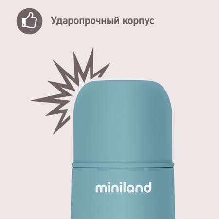 Термос Miniland для воды и других напитков Terra Thermos бирюзовый 500 мл