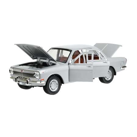 Автомобиль Технопарк ГАЗ 2401 1:24 серый