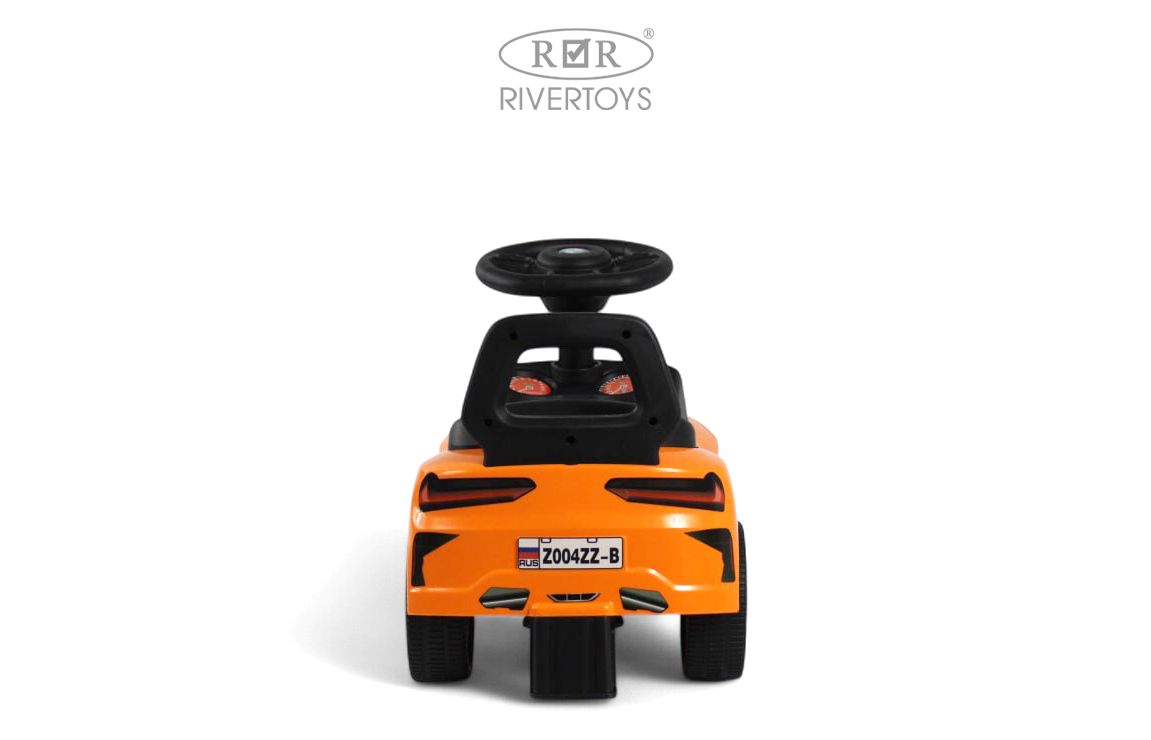 Каталка RIVERTOYS Z004ZZ-B-ORANGE оранжевый - фото 7