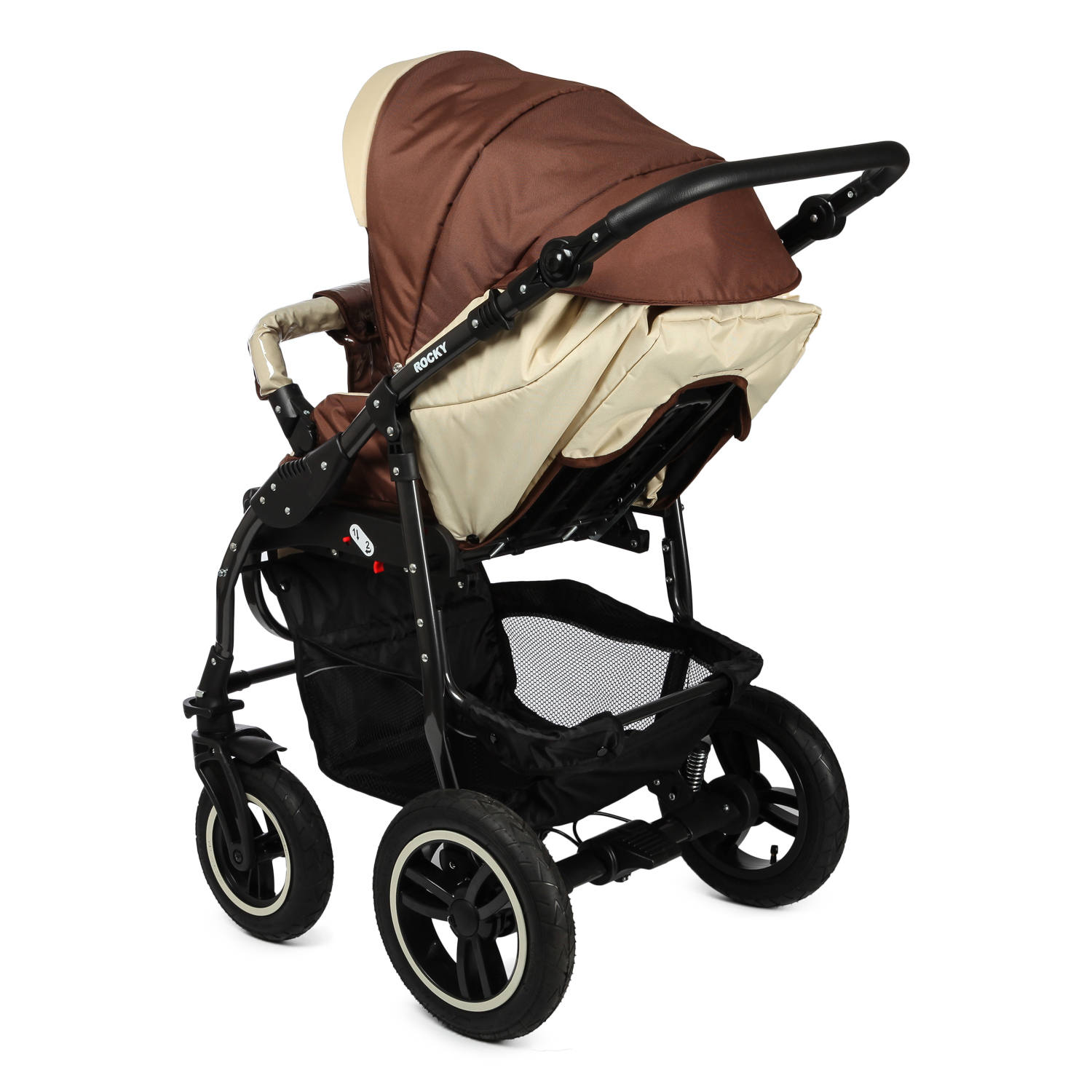 Коляска 2в1 Babyton Rocky Brown - фото 12