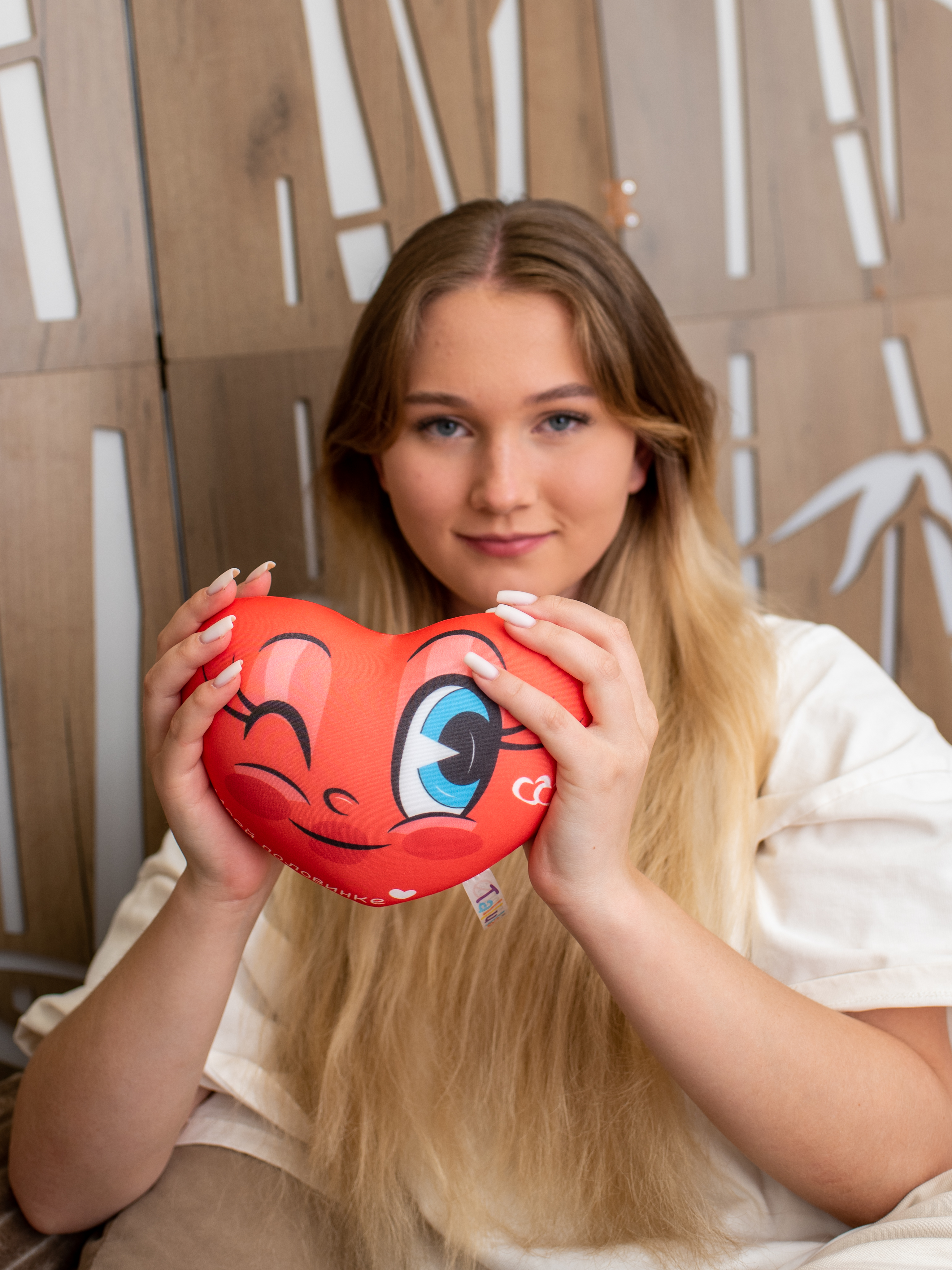 Мягкая игрушка Tallula сердце Моей половинке 14 см - фото 6