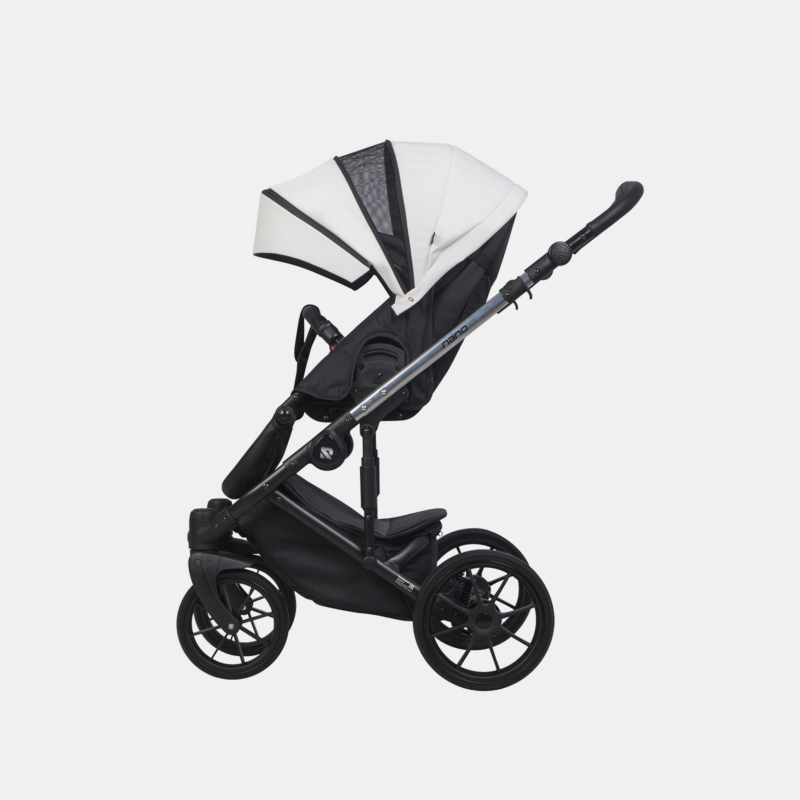 Коляска 2в1 Riko Nano Thermo Ecco белый - фото 10