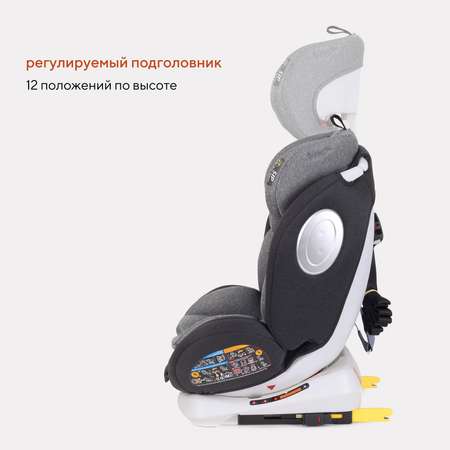 Автокресло Rant Basic Twist Grey Isofix 0+/1/2/3 (0-36 кг)