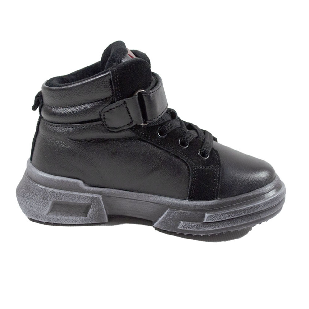 Ботинки Europen F-10402-СВ EUROPEN Кроссовки для мальчика,черно-красный - фото 2