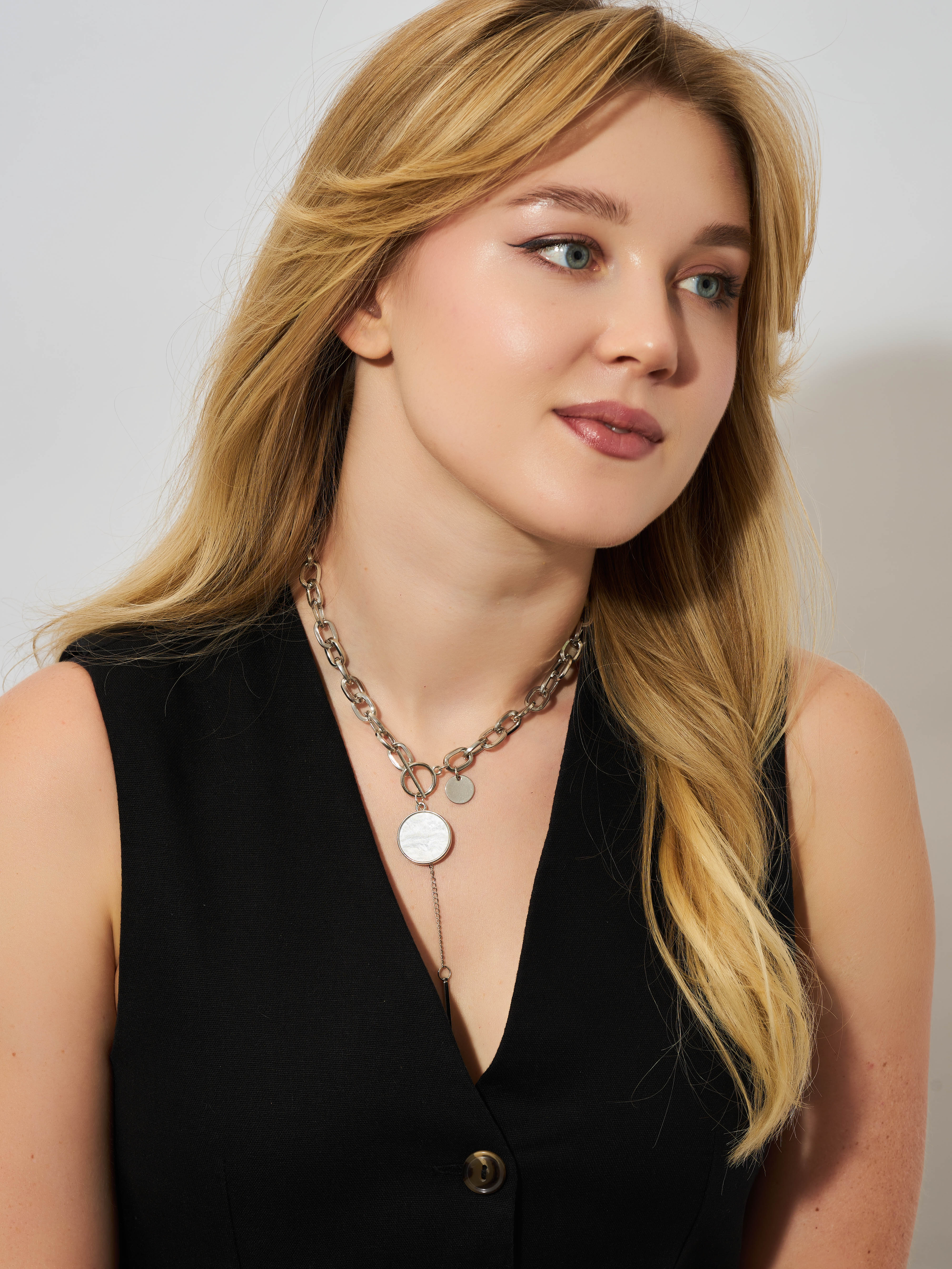 Колье Shine and Beauty PW00053-W - фото 2