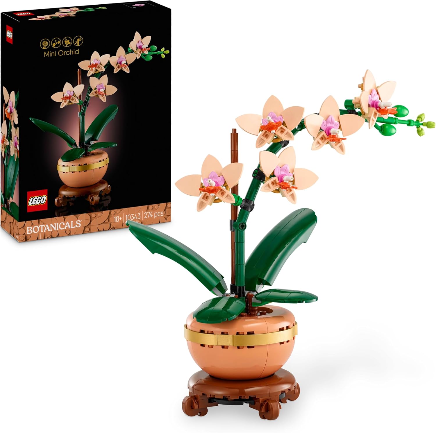 Конструктор LEGO Botanicals Мини-орхидея 274 дет. - фото 1