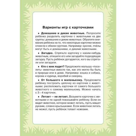 Карточки для умного развития ИД Литера Кто где живёт? Кто что ест?