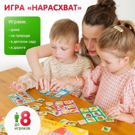 Настольная игра Alatoys Лото Фрукты-Овощи в ассортименте