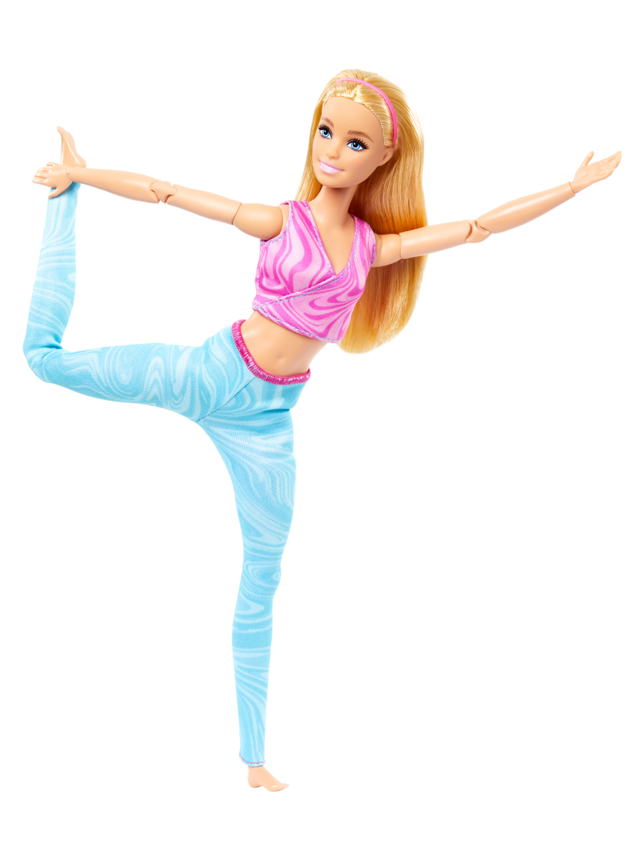 Кукла модельная Barbie Made to move HRH27 Барби Блондинка высота 29 см HRH27 - фото 6