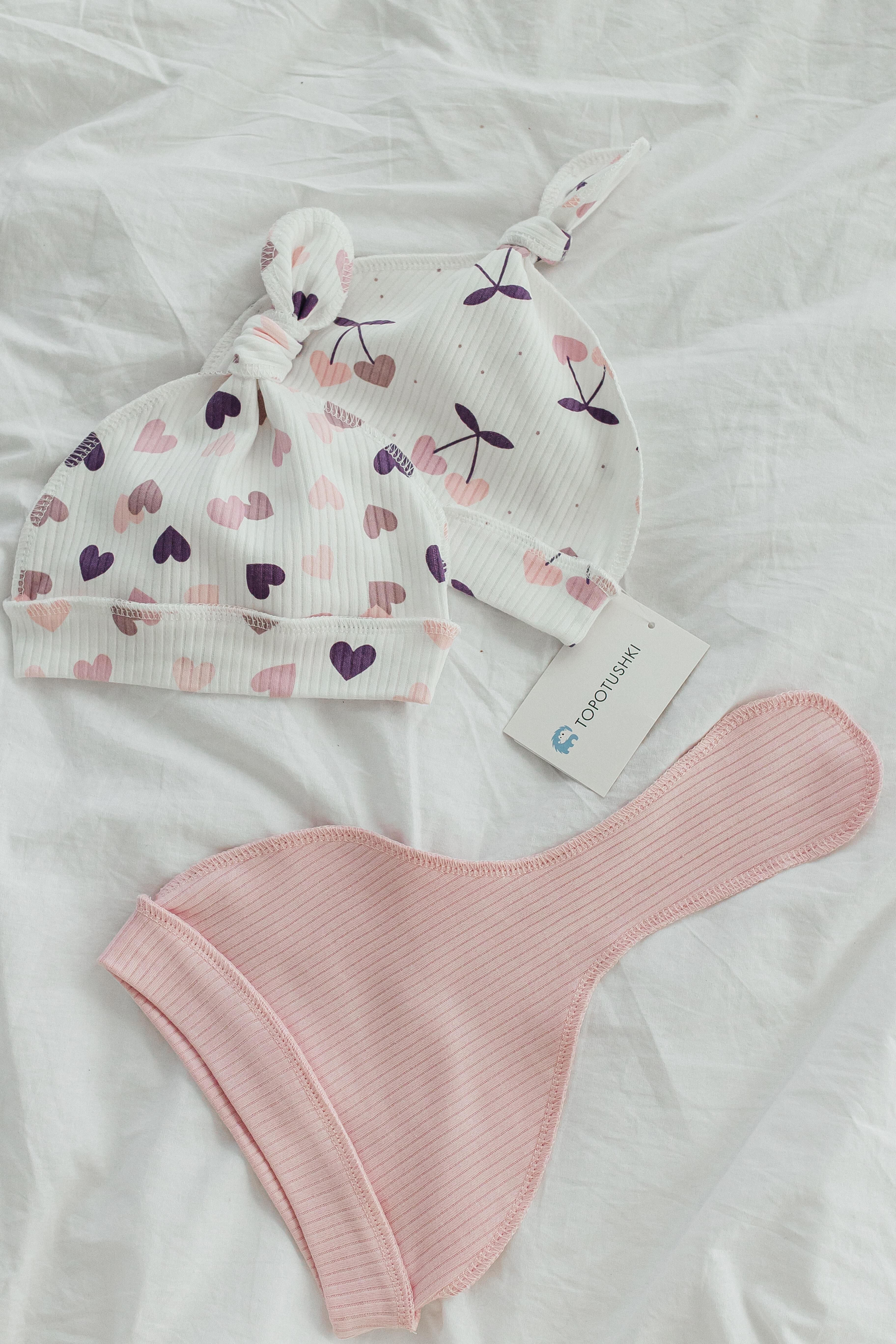 Шапочки 3 шт. TOPOTUSHKI ТКР4078788ин - фото 1