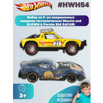 Автомобиль Hot Wheels Muscle and Blown & Porshe 914 1:43