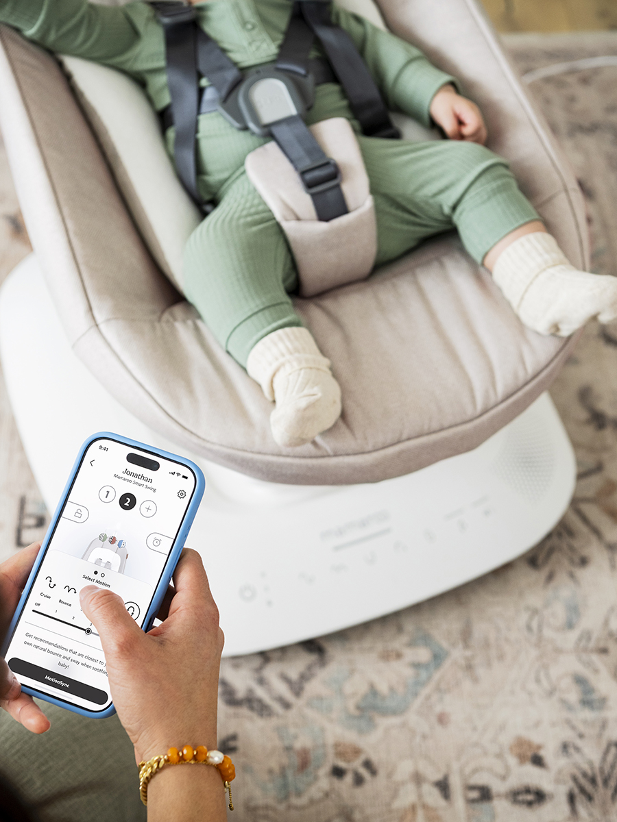 Кресло-качалка UPPAbaby Charlie - Sand Melange бежевый - фото 13