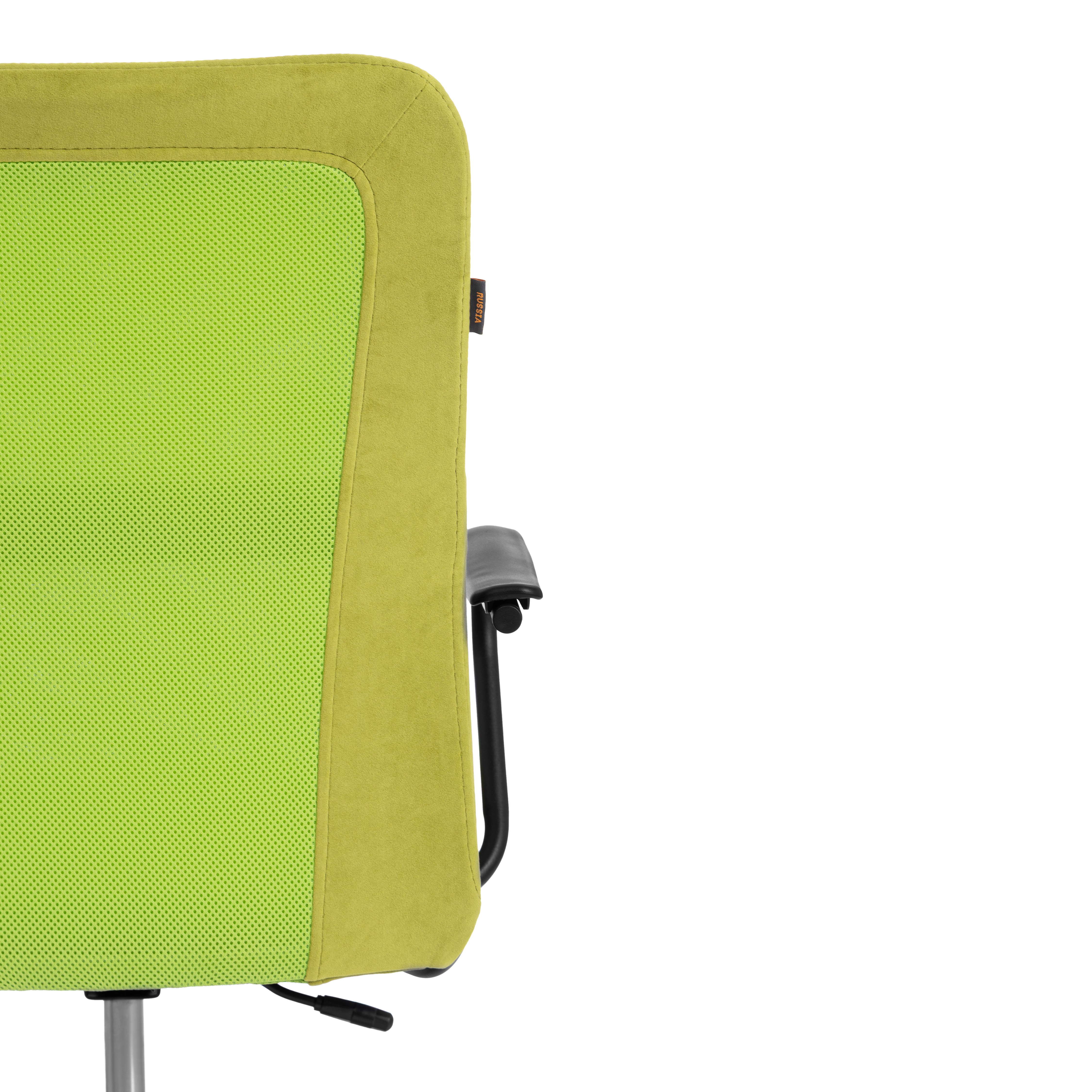 Компьютерное кресло TETCHAIR Стафф велюр олива зеленый - фото 9