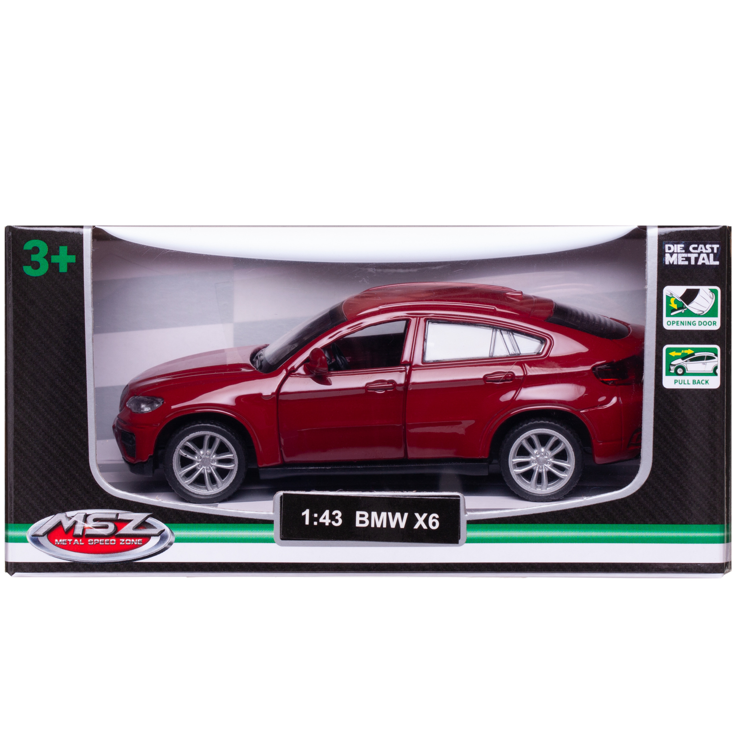 Автомобиль Abtoys BMW MSZ 1:43 красный WE-15951R - фото 2