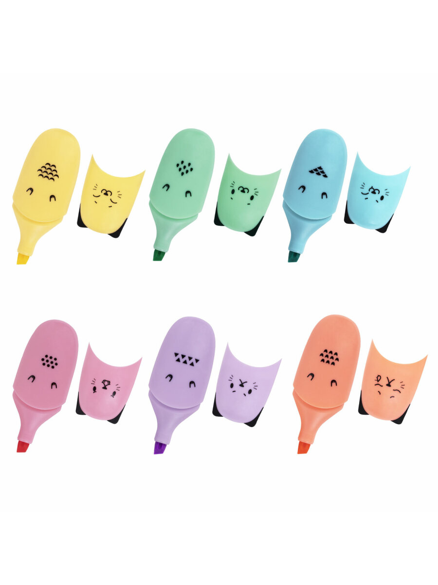 Текстовыделители Brauberg 6 цв. - фото 9