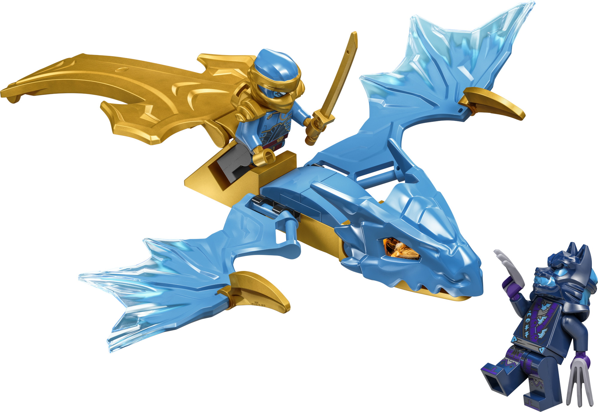 Конструктор LEGO NINJAGO Удар восходящего дракона Ная 26 дет. - фото 3