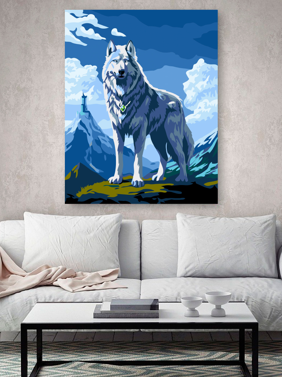 Картина по номерам Hobby Paint Волк в ассортименте - фото 3