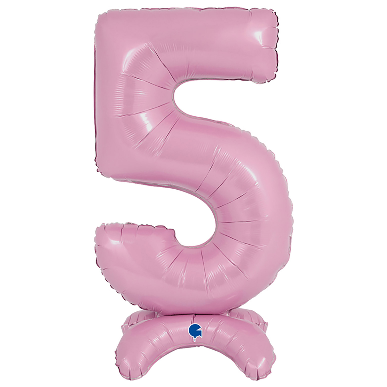 Шар GRABO Цифра 5 фольгированный Pastel-Pink 1207-4280 - фото 1