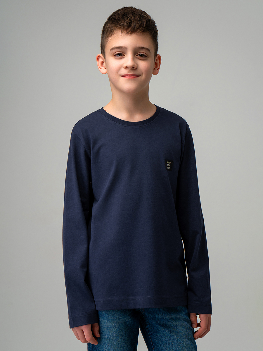 Лонгслив BONITO KIDS SS6096т.синий - фото 5