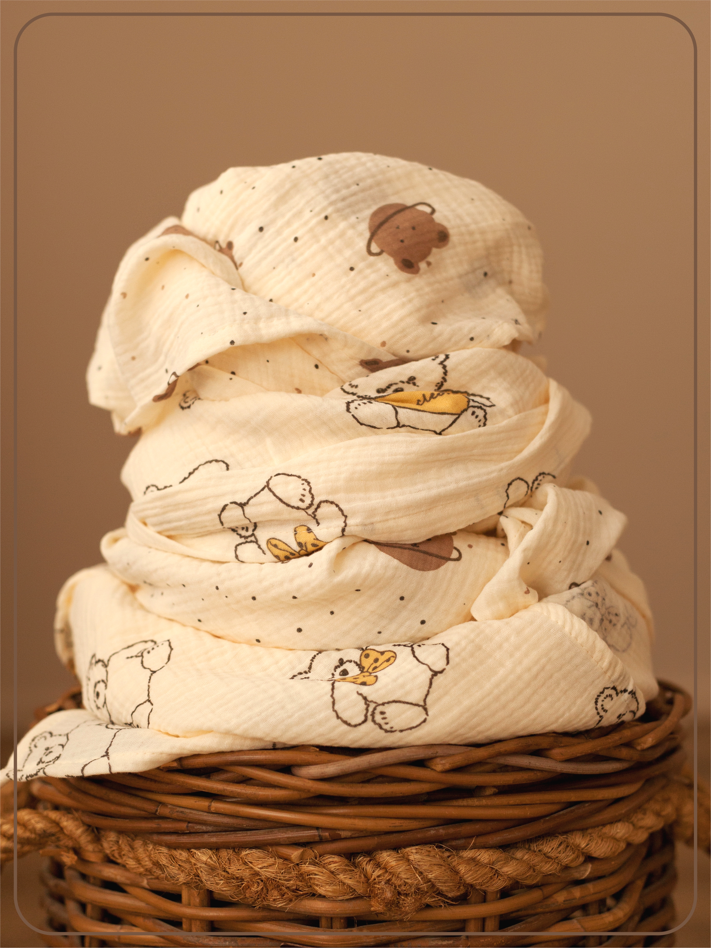 Пелёнка Mussola Baby муслин 100х130 см 2 шт. - фото 7