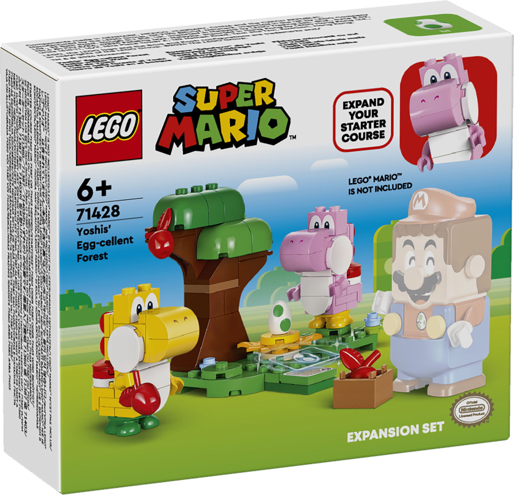 Конструктор LEGO Super Mario Набор Яичный лес Йоши 107 дет. - фото 2