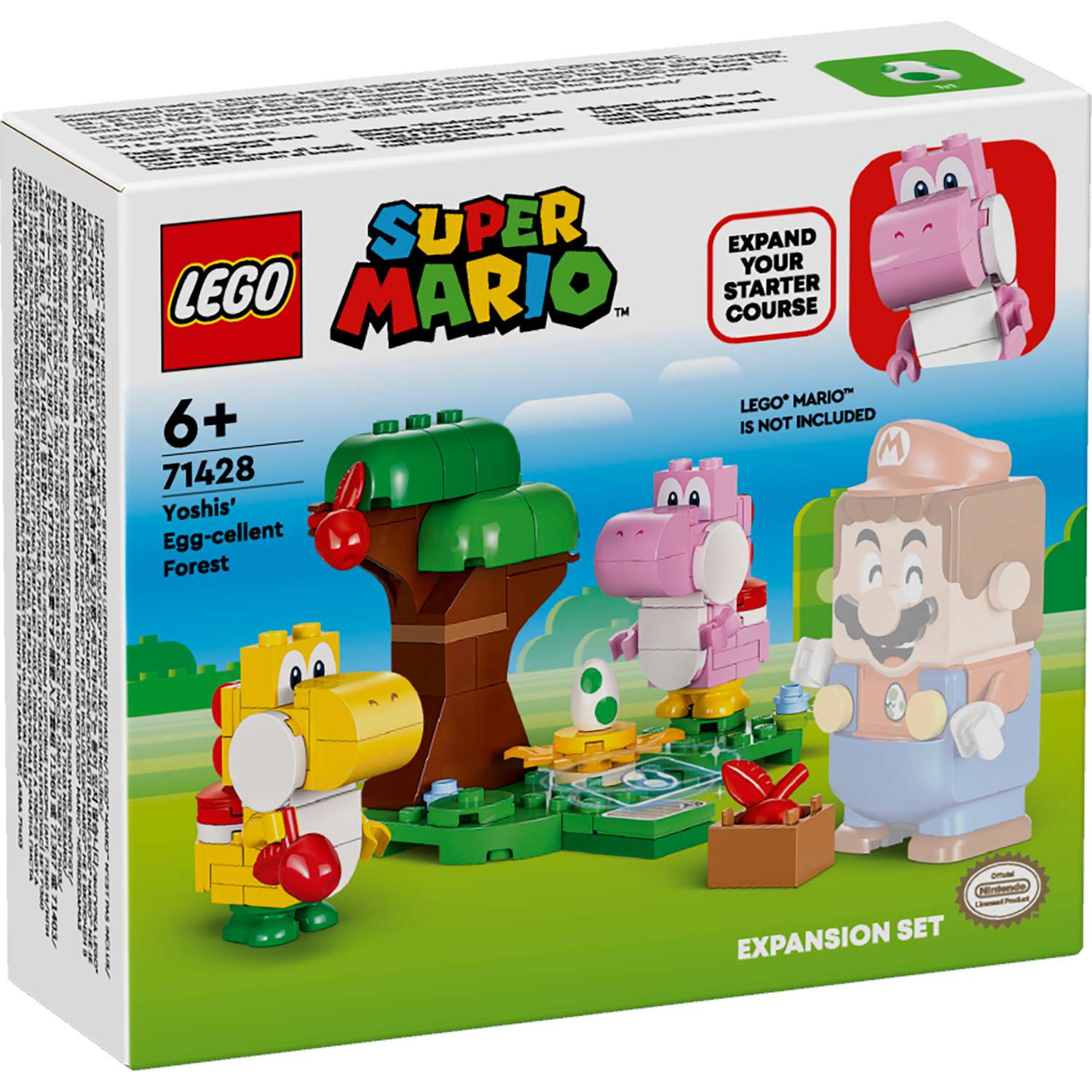 Конструктор LEGO Super Mario Набор Яичный лес Йоши 107 дет. - фото 2