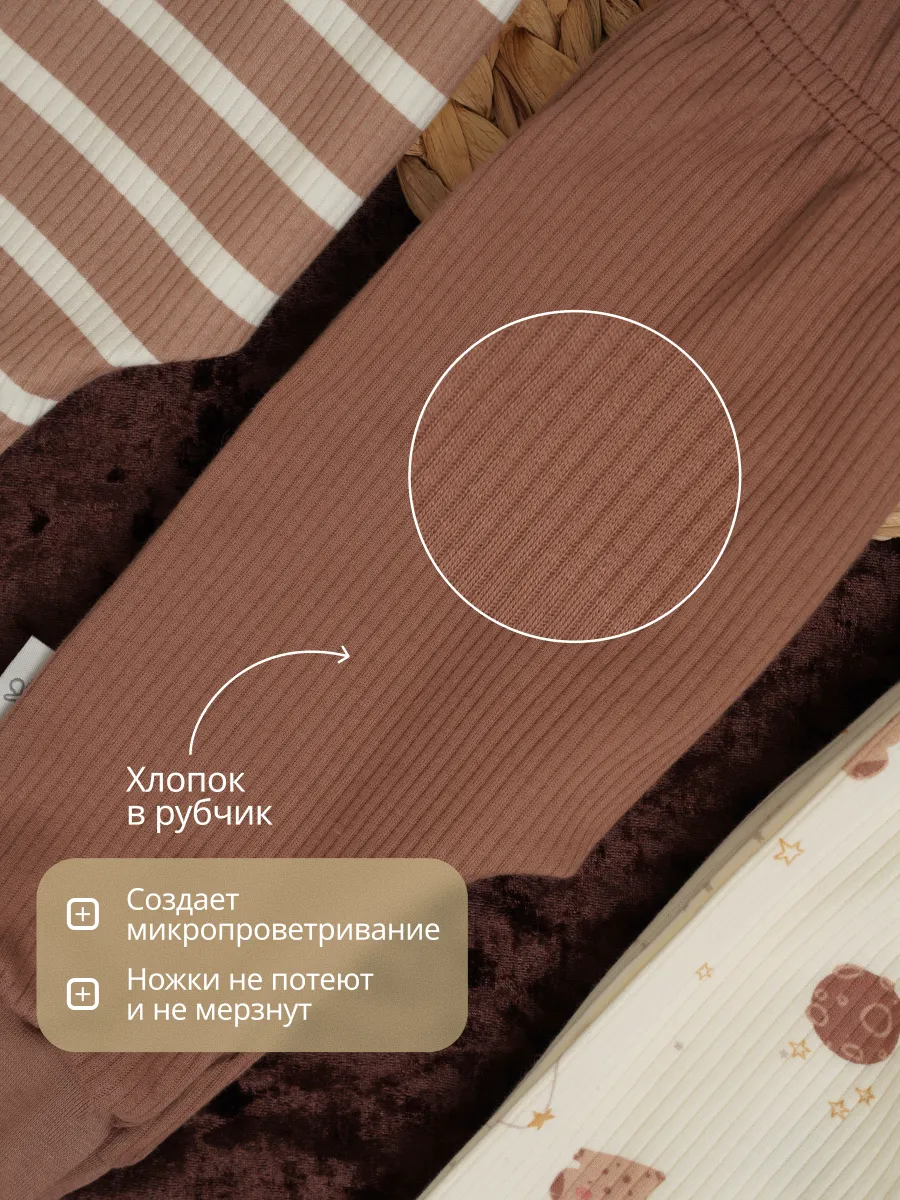 Штанишки 3 шт Супер Пупс нбр/3пр/шт/sk21/полоска/сон - фото 5