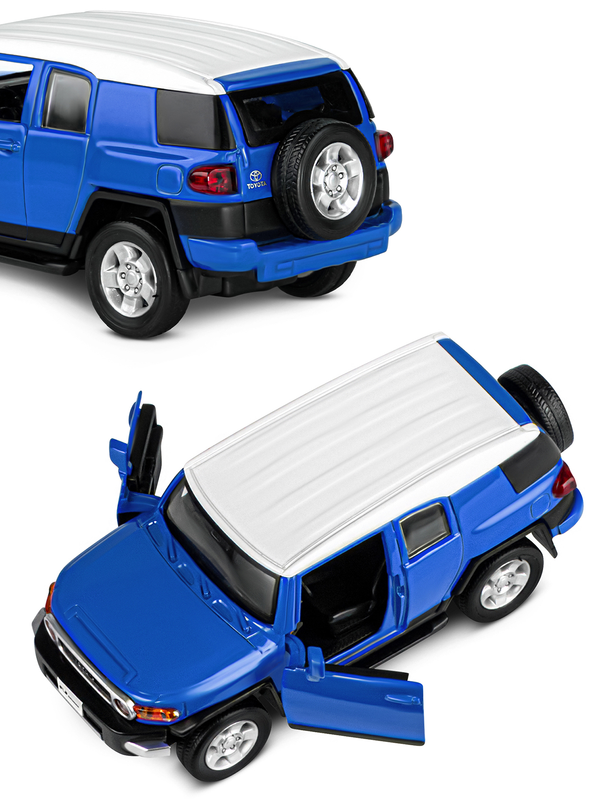 Внедорожник АВТОпанорама Toyota FJ Cruiser 1:32 JB1251138 - фото 14