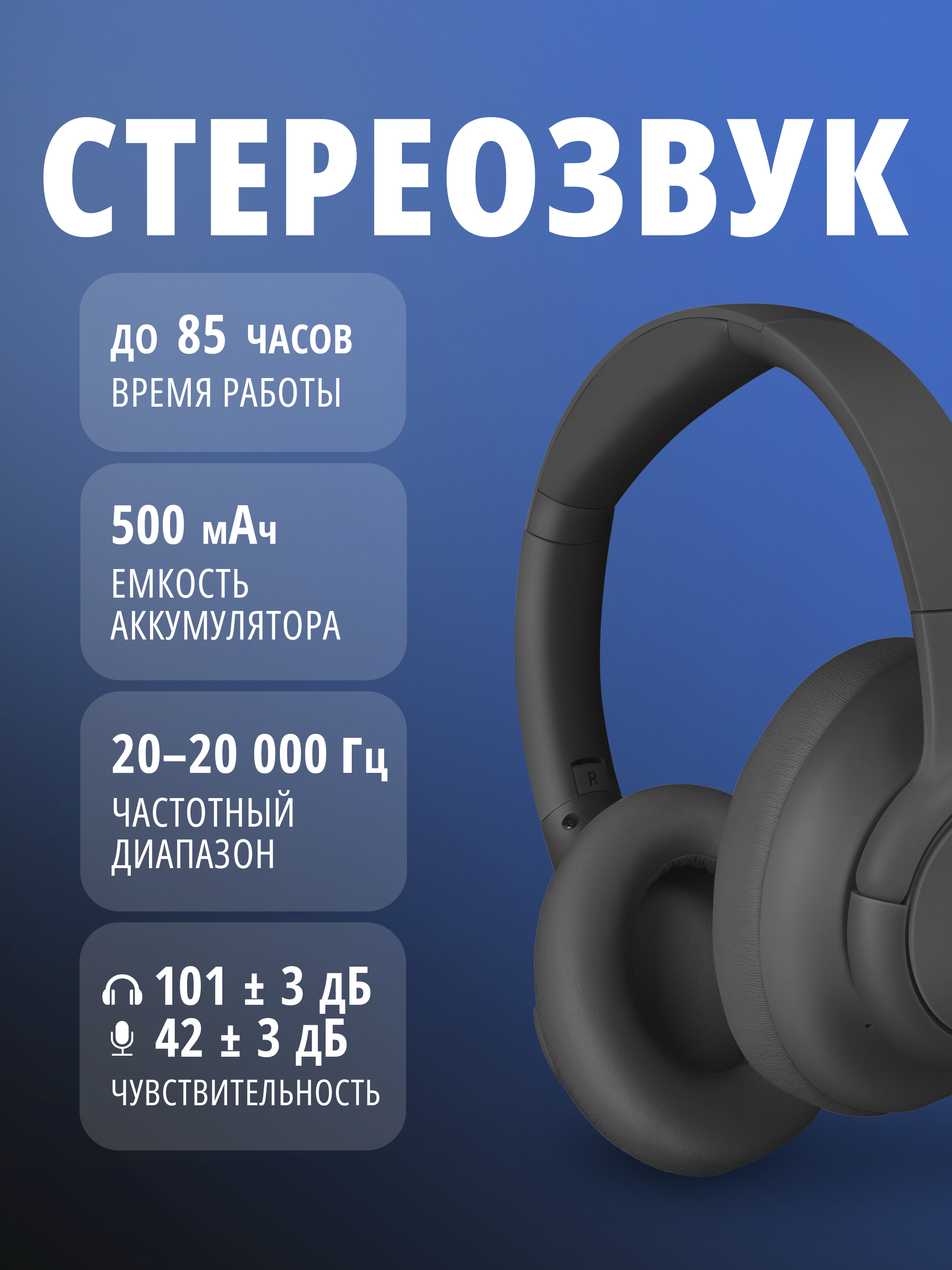 Наушники накладные SVEN AP-B800MV - фото 2