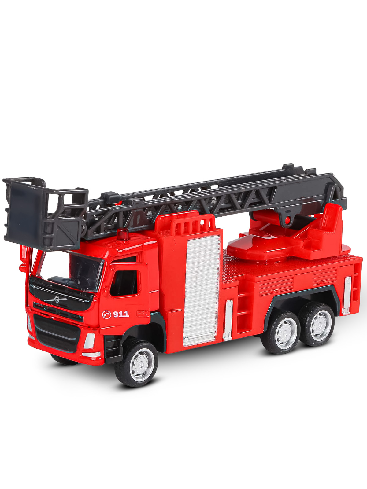 Пожарная машина АВТОпанорама Volvo FM Пожарная служба 1:72 JB1251450 - фото 15