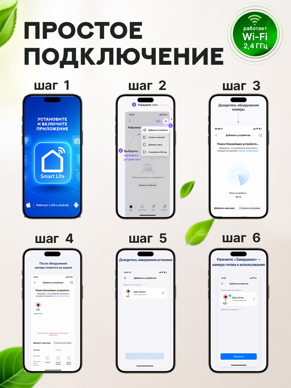 Видеоняня LITTLE CHEF Цветок розовый - фото 6
