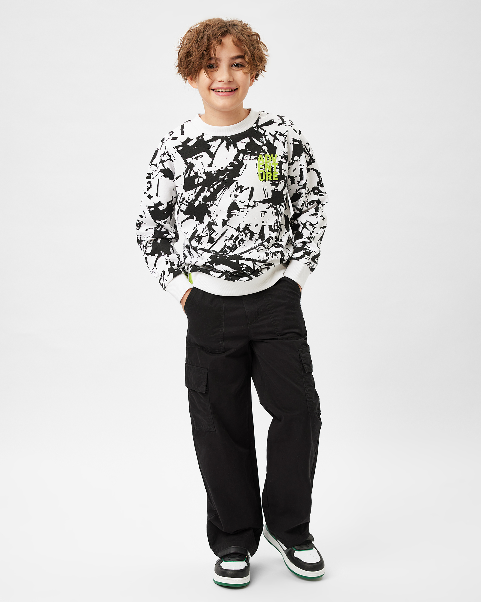 Изображение товара Брюки Futurino Fashion для мальчика Широкие хлопковые