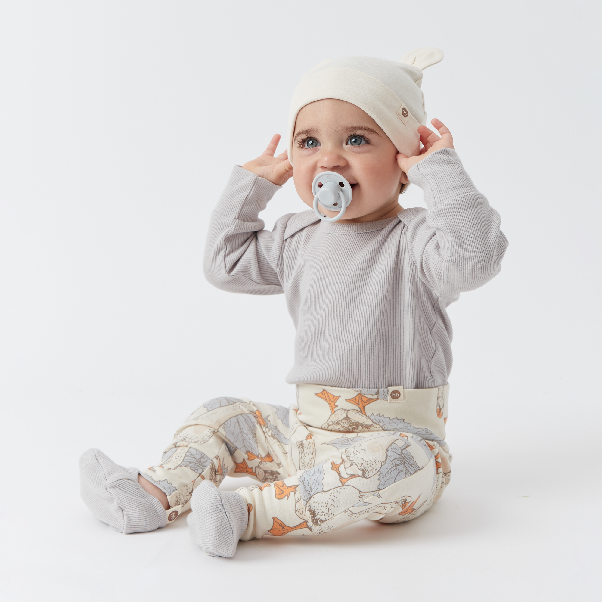 Пинетки Happy Baby 90118_grey - фото 7