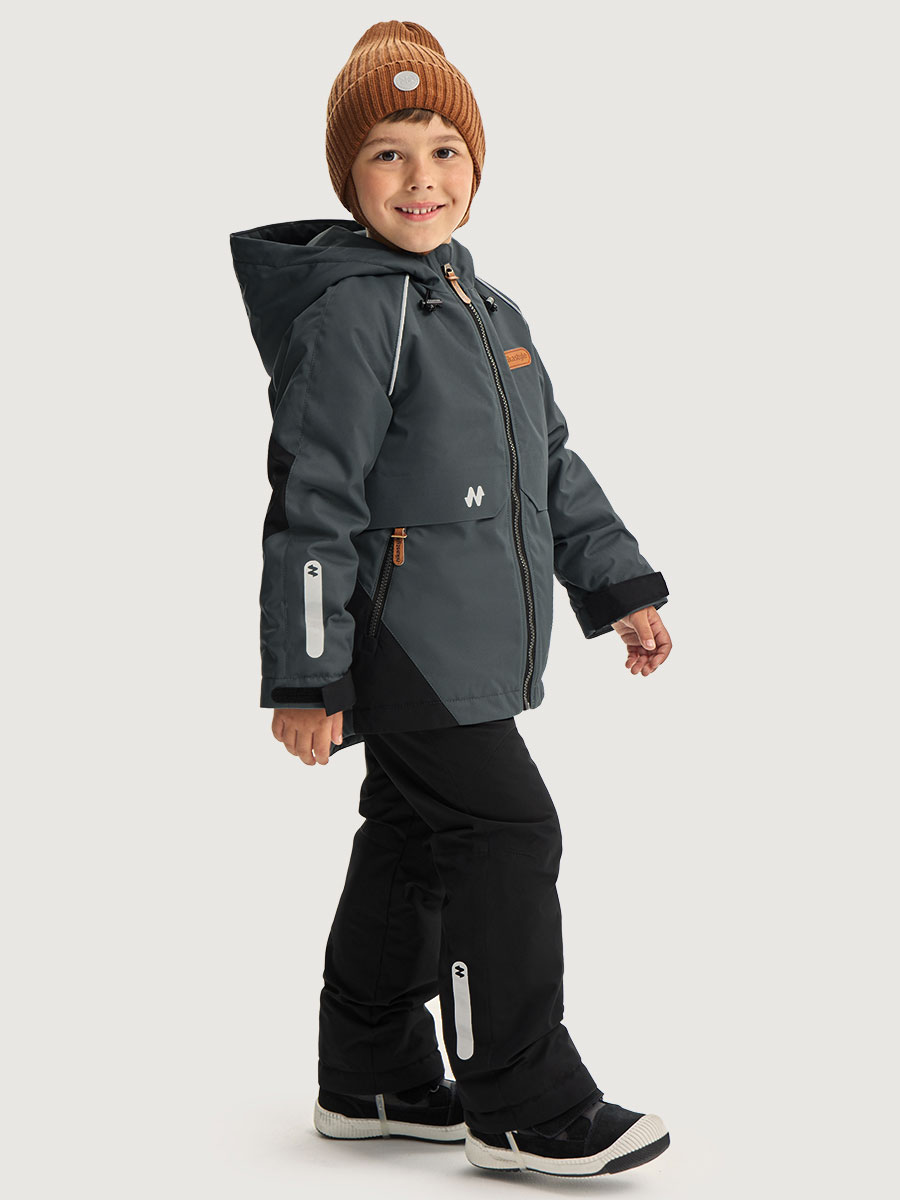 Костюм NIKASTYLE 7м2126 мох/черный - фото 3