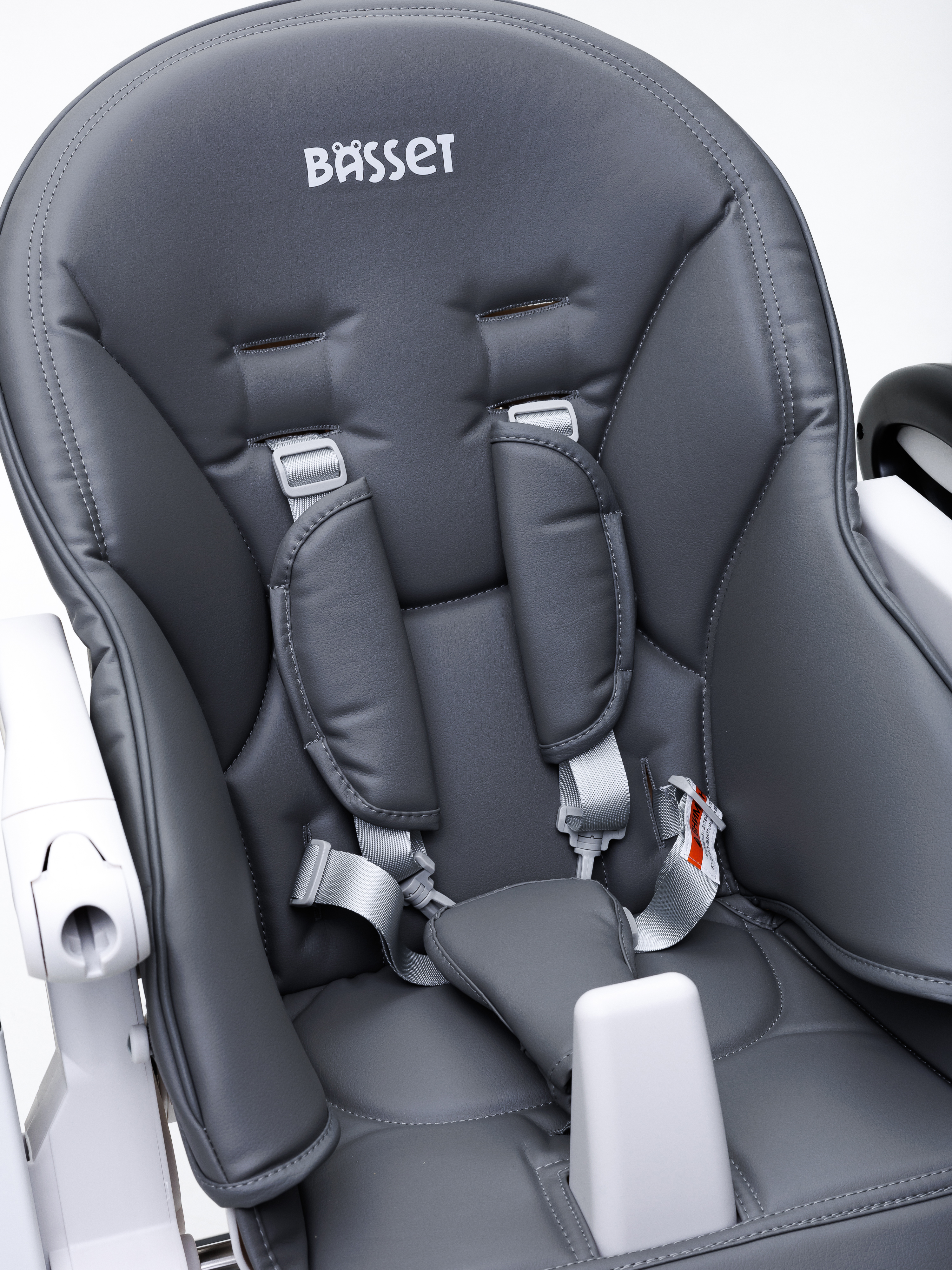 Стульчик для кормления BASSET B2 серый - фото 17