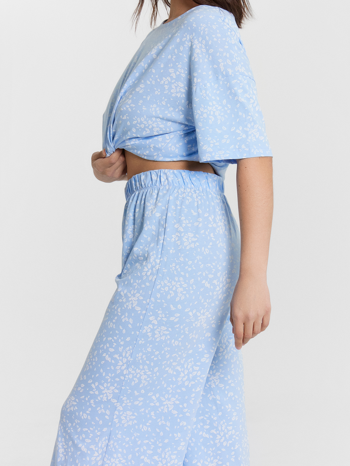 Пижама Mark Formelle (Марк Формэль) 592595/лепестки на небесном - фото 5