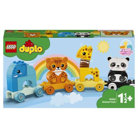 Конструктор LEGO DUPLO Поезд для животных блочный