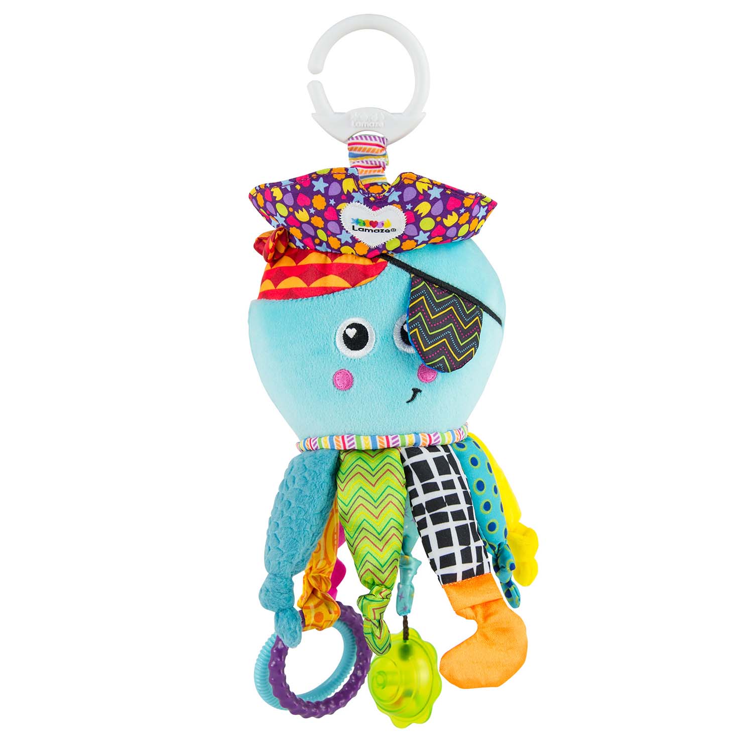 Игрушка Lamaze подвеска Капитан кальмар с подвесом - фото 2