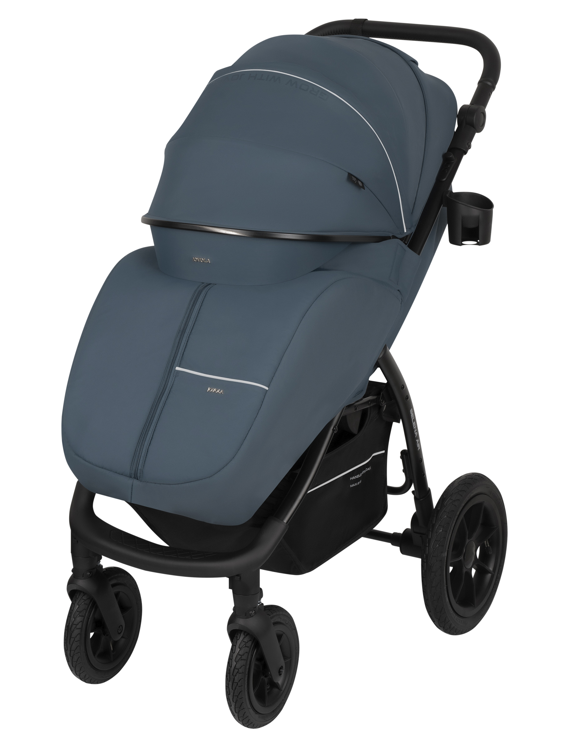 Коляска прогулочная JOVOLA Selena Air new синий - фото 3
