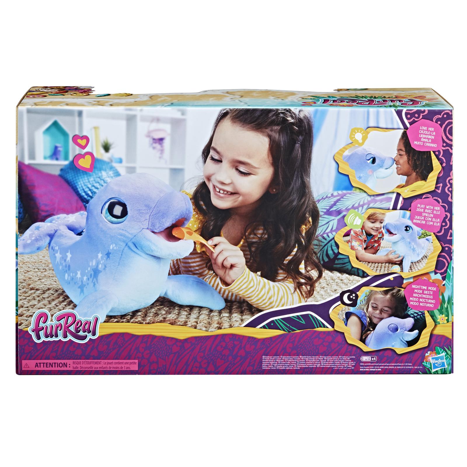Игрушка мягкая FurReal Friends дельфин - фото 3
