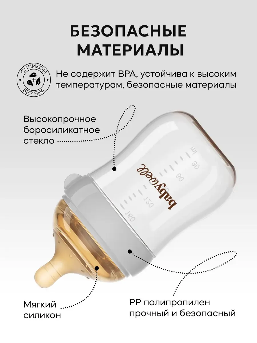 Бутылочка BabyWell 160 мл - фото 2