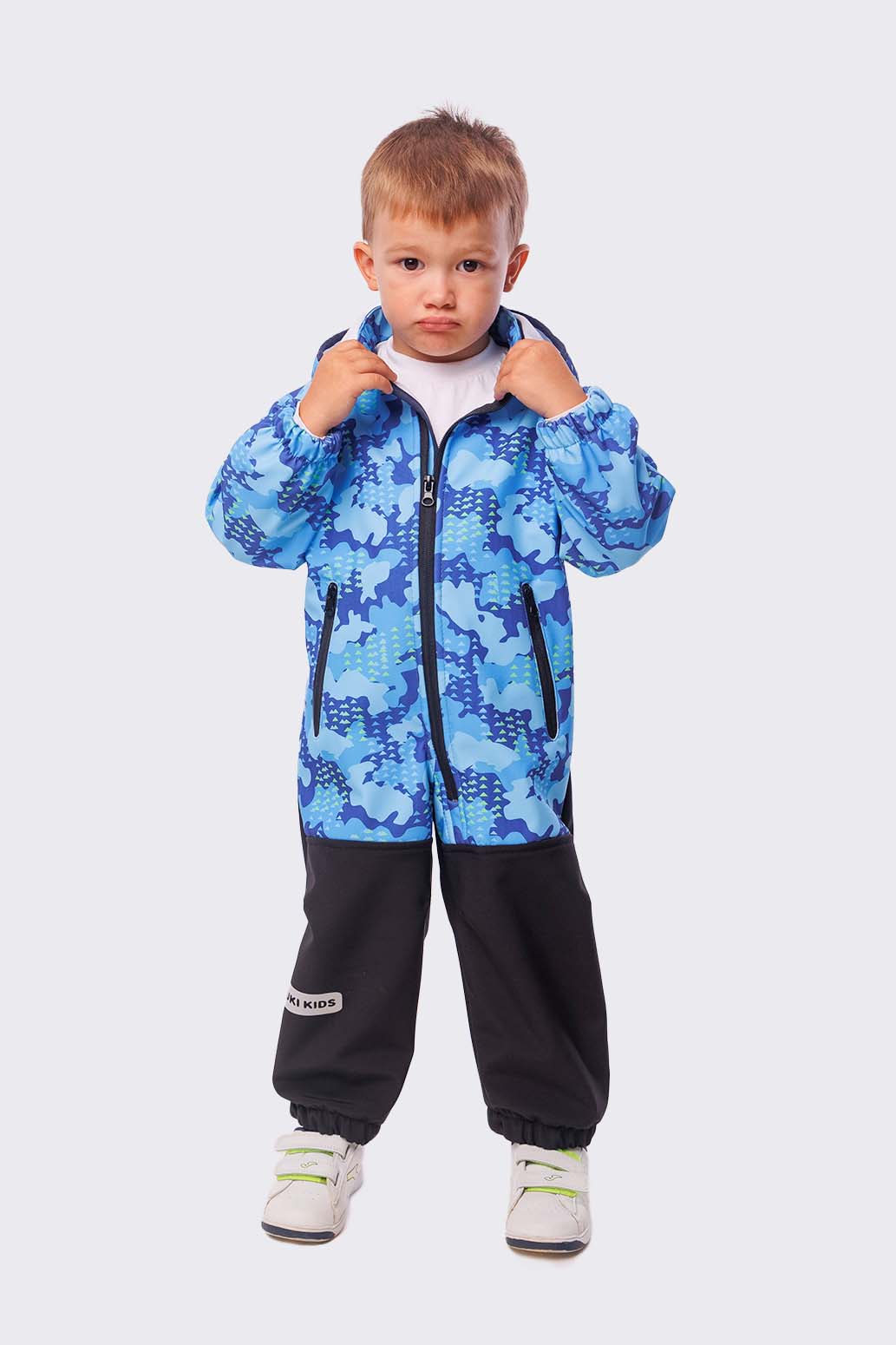 Комбинезон UKI KIDS 1spr24-056син - фото 2