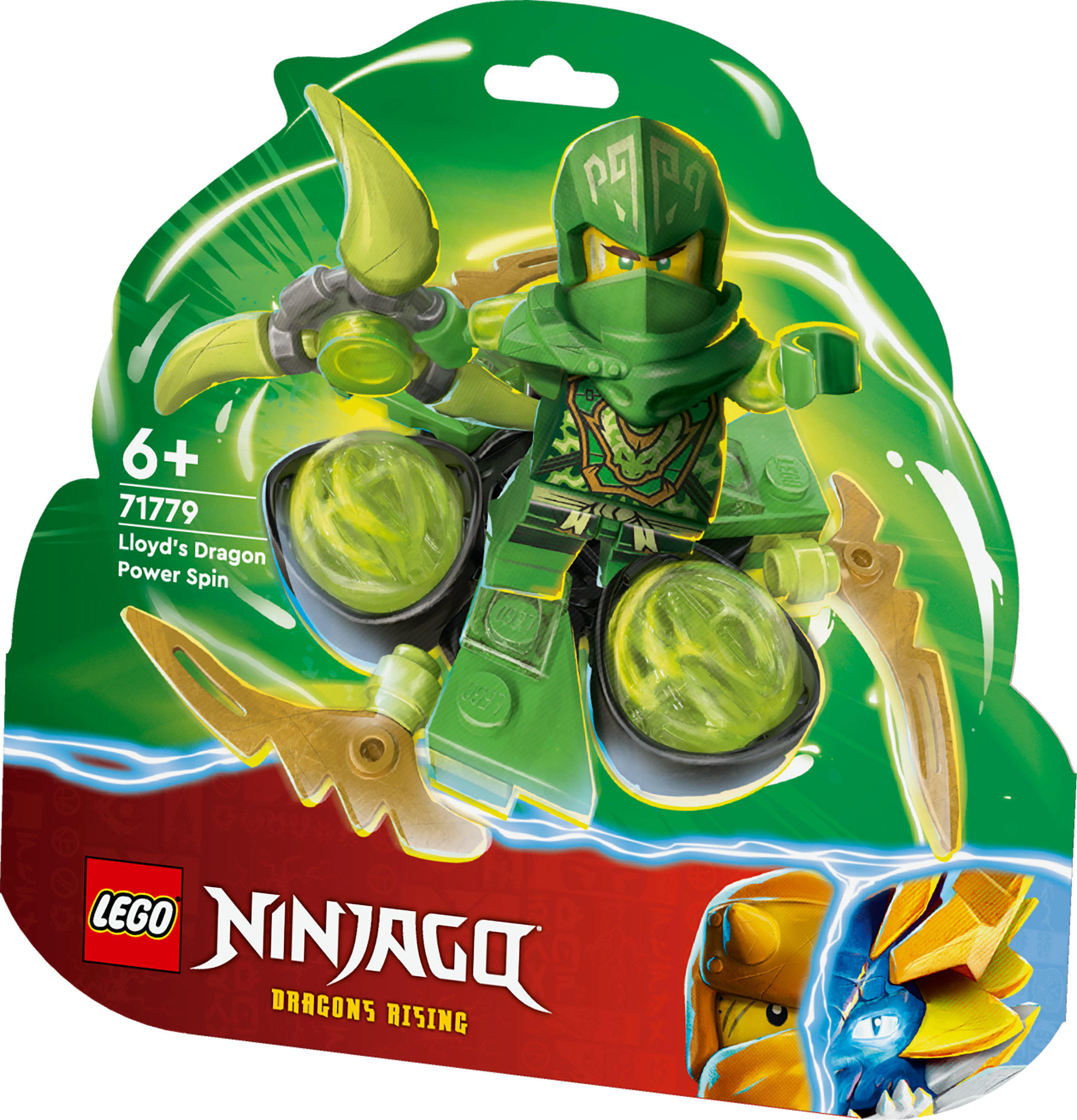 Конструктор LEGO NINJAGO Сила дракона Ллойда: Торнадо блочный - фото 3