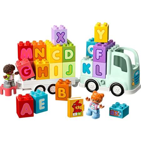 Конструктор LEGO DUPLO Алфавит Грузовик блочный