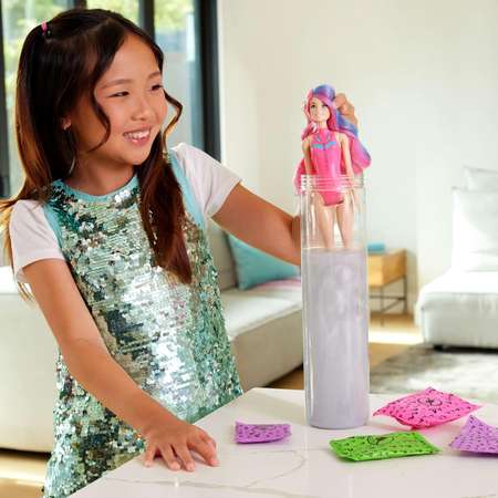 Кукла модельная Barbie Color Reveal Disco Star Series