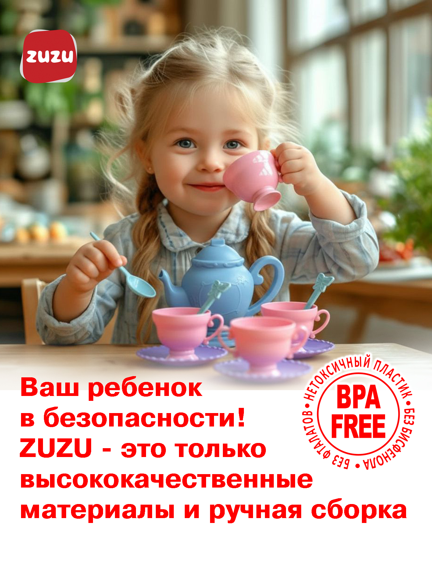 Игрушка ZUZUTOYS посуда 10 предм. - фото 3