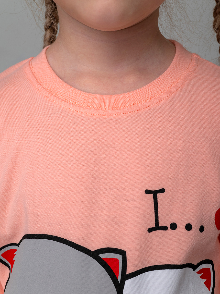 Пижама BONITO KIDS BK0976PJDперсиковый - фото 5