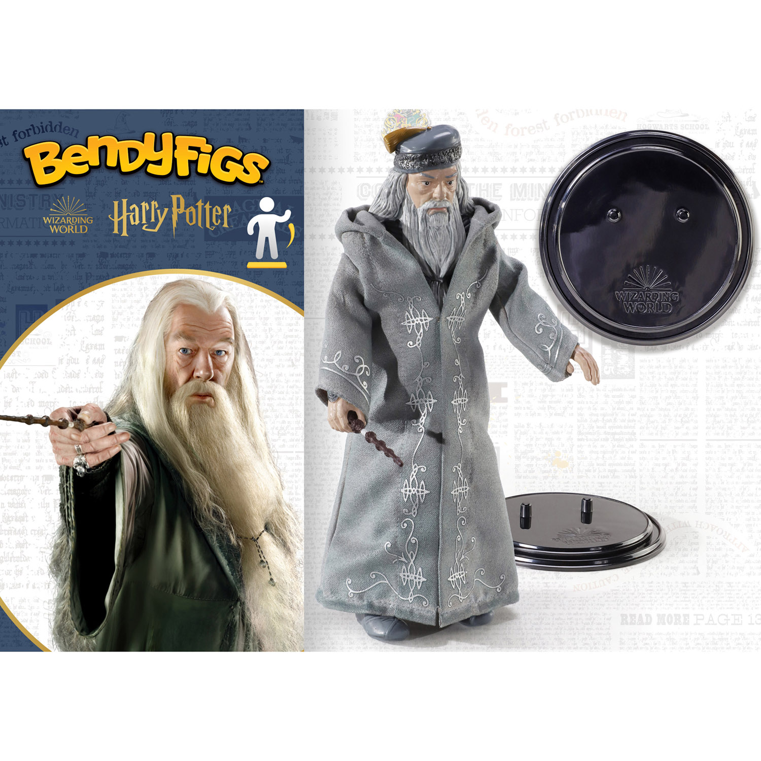 Фигурка Harry Potter Альбус Дамблдор 19 см - гибкая - фото 5