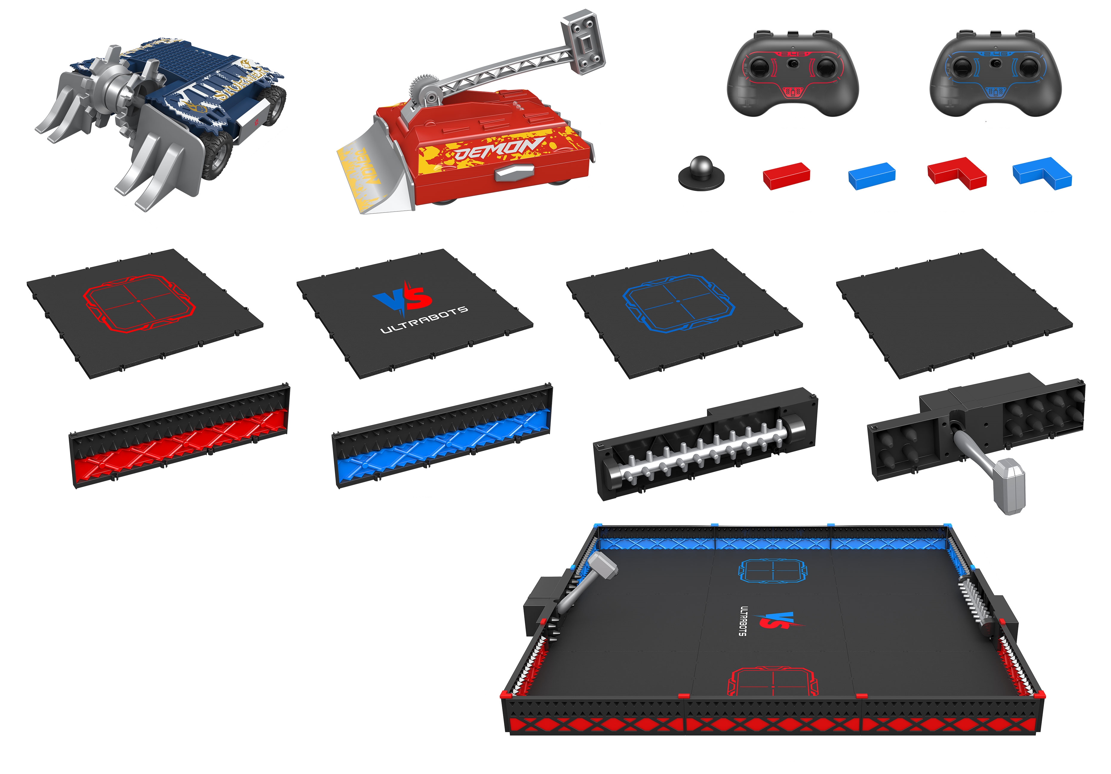 Робот РУ ULTRA BOTS набор из 2 штук с ареной - фото 3