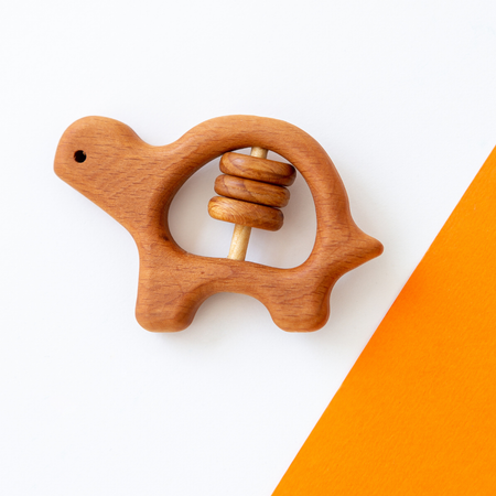 Игрушка Mag Wood погремушка Черепашка